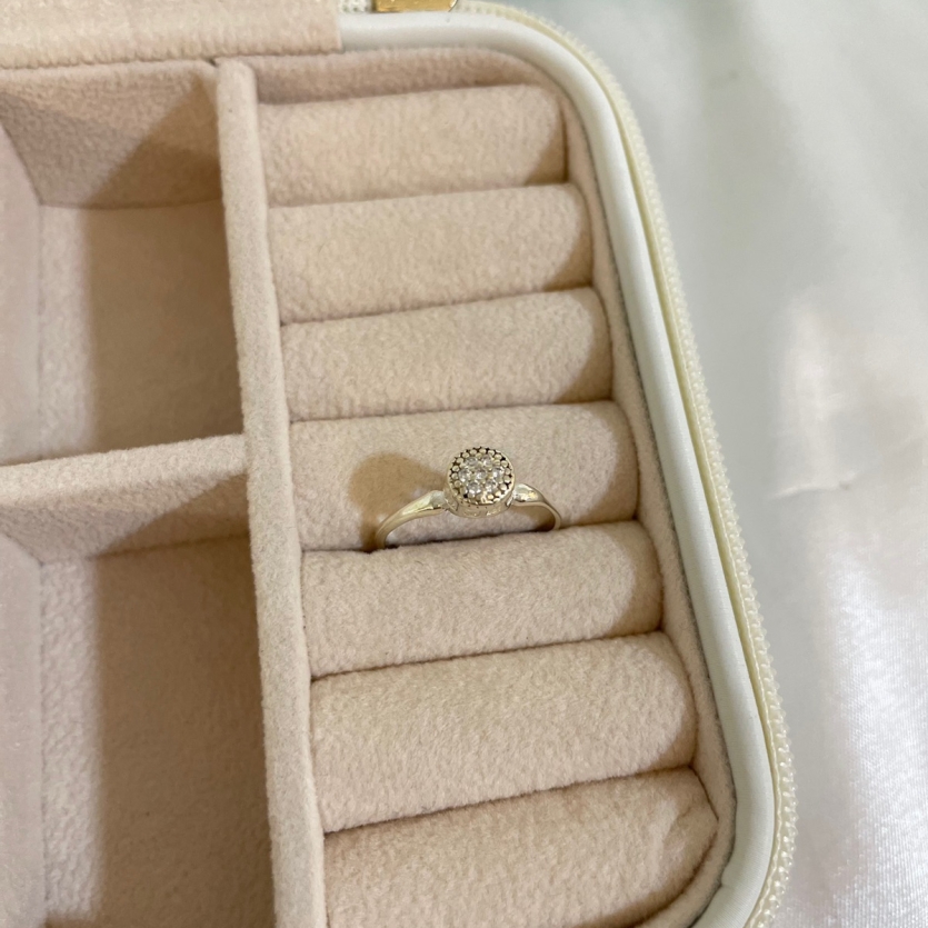 Anel Chuveirinho G Prata 925