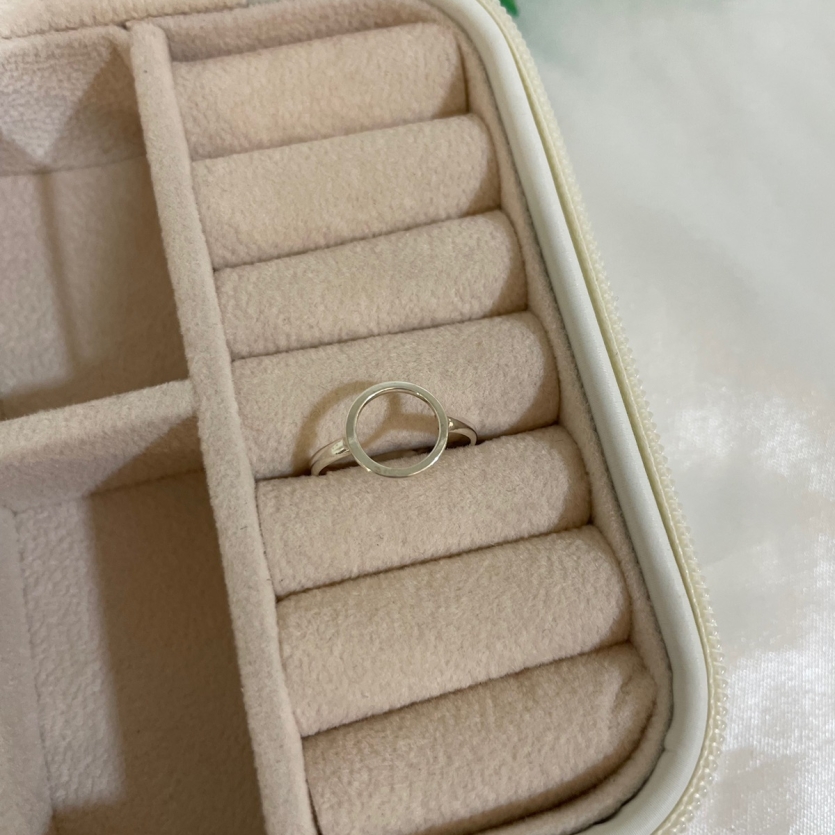 Anel Círculo Prata 925