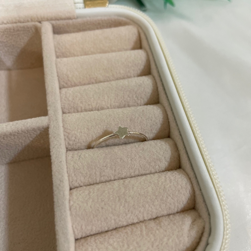 Anel Estrela Prata 925