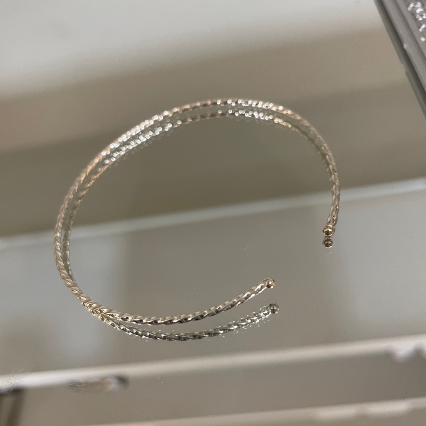 Bracelete Regulável Prata 925
