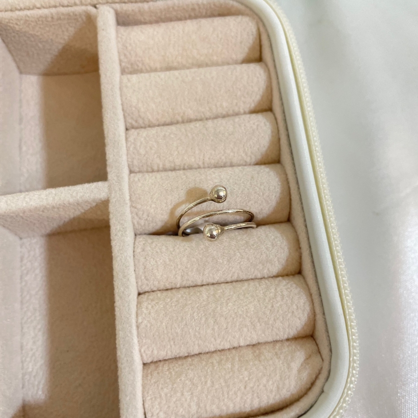 Falange Duas Bolas - Prata 925