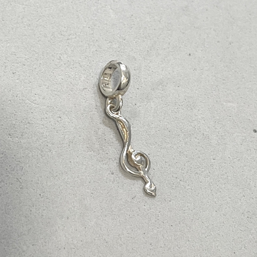 Berloque Letra de Música - Prata 925