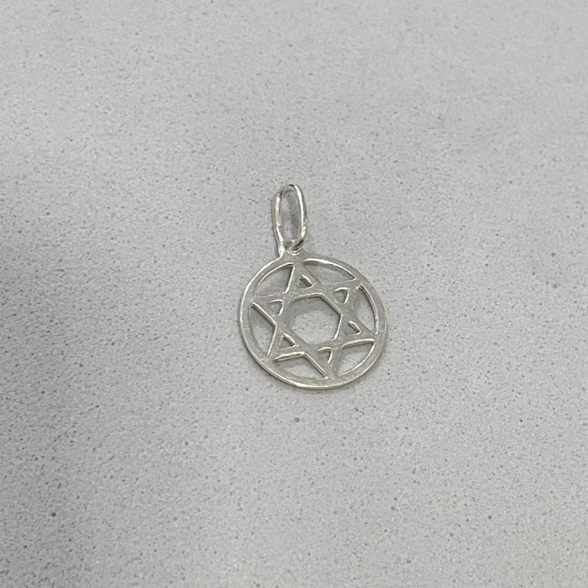 Pingente Estrela de Davi - Prata 925