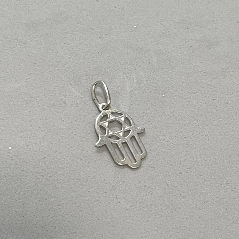 Pingente Mão de Fátima - Prata 925